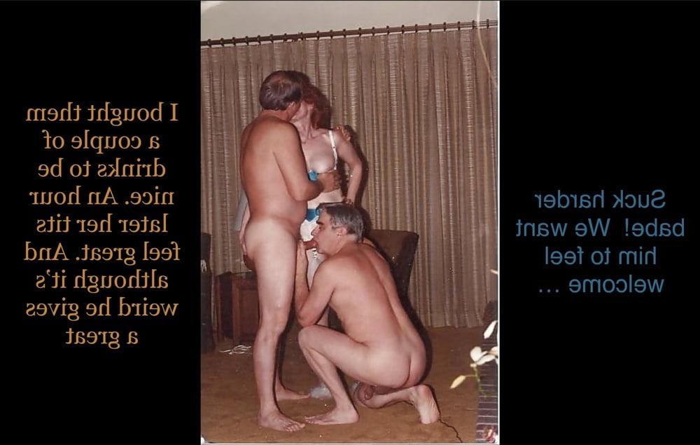 22P Wife forces hubby bi