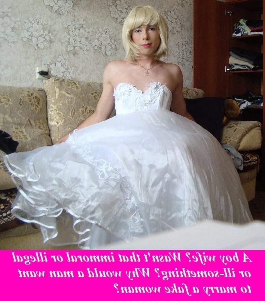25P sissy bride mix