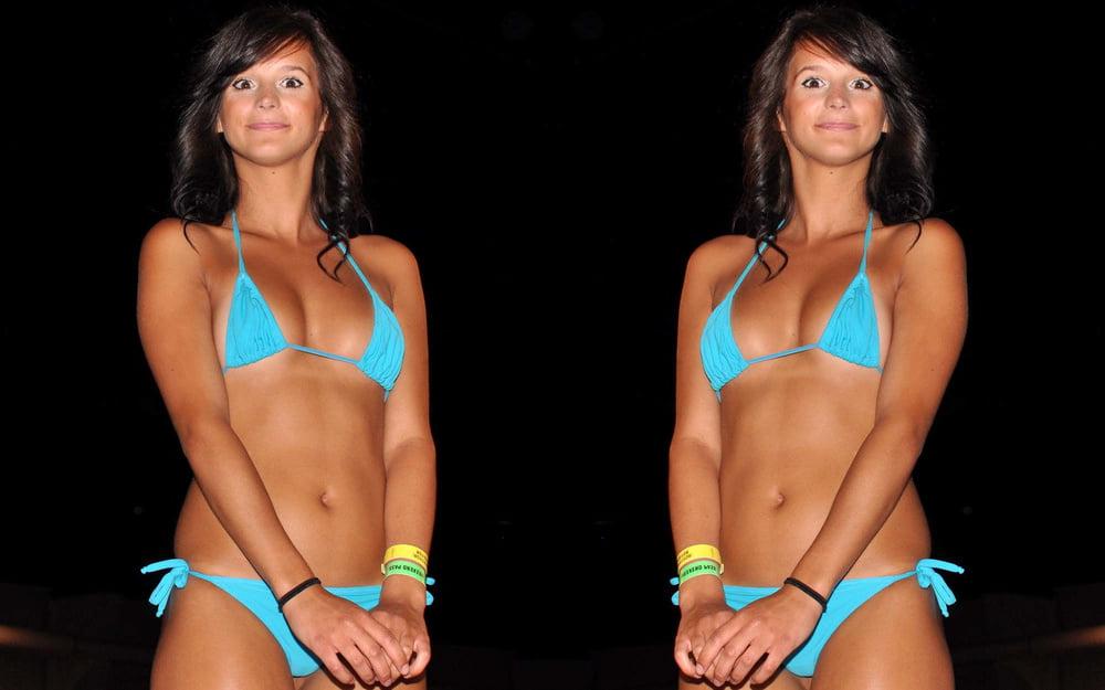25P Kayja Rassweiler Works Tiny Bikinis &amp; Thongs Jerk Off Boys