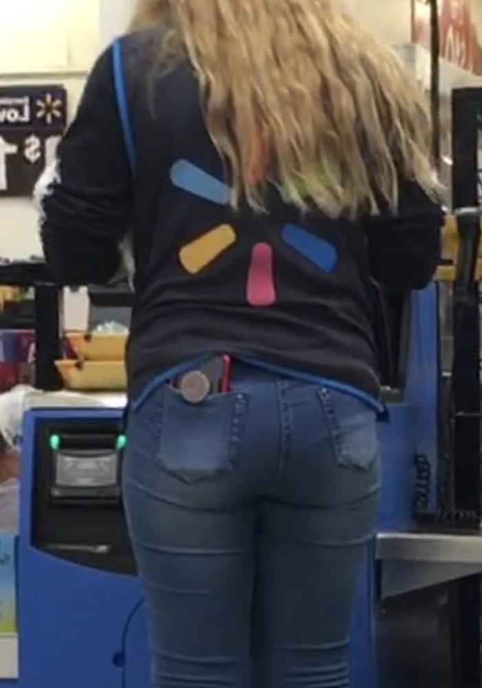 16P Nice Walmart ass in tight jeans