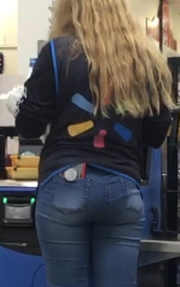 16P Nice Walmart ass in tight jeans