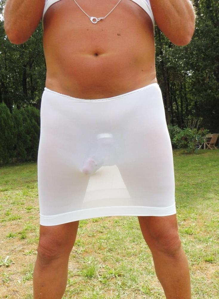 25P Lui Jupe Blanche Transparente 1