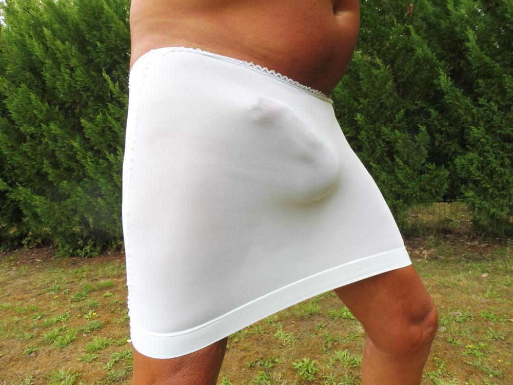 25P Lui Jupe Blanche Transparente 1
