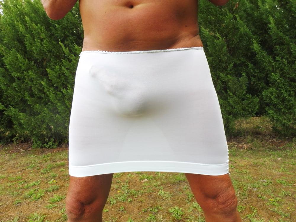 25P Lui Jupe Blanche Transparente 1