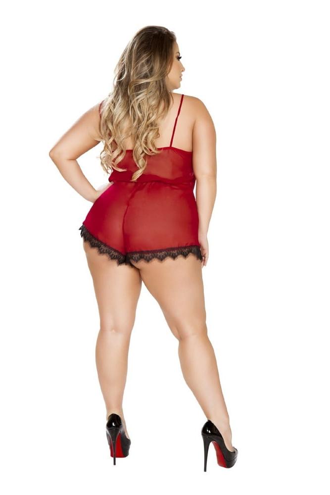 20P Hot BBW lingerie model