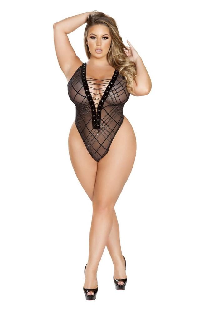 20P Hot BBW lingerie model