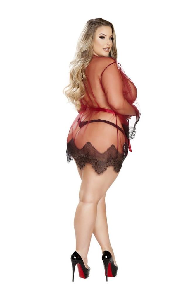 20P Hot BBW lingerie model