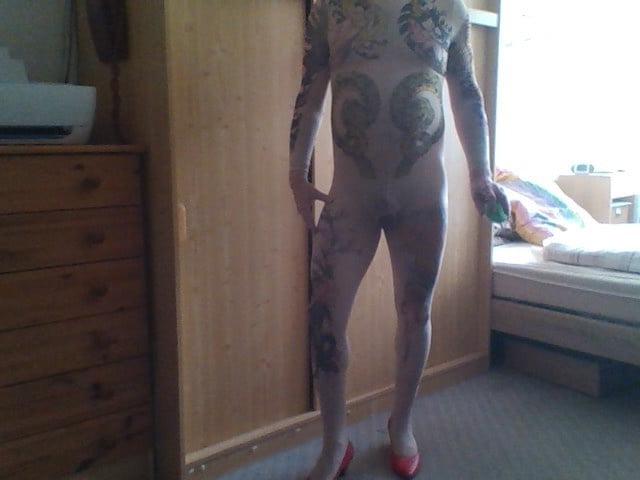 10P new nylon bodystocking