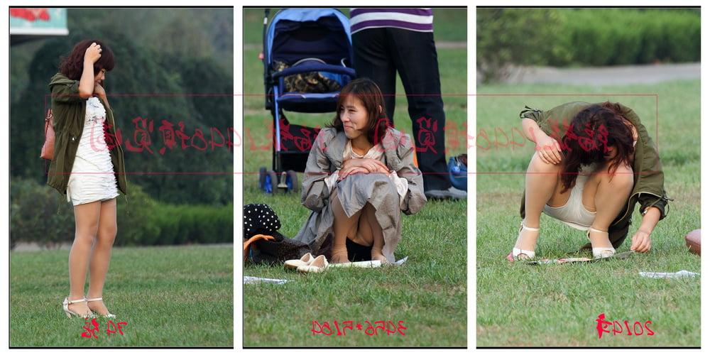 9P Upskirt Street Chinese Pantyhose Various