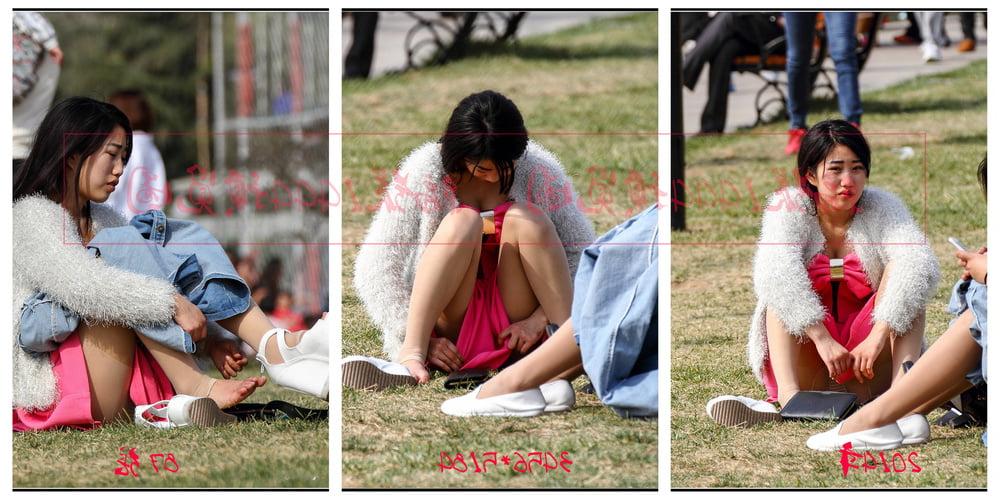 9P Upskirt Street Chinese Pantyhose Various