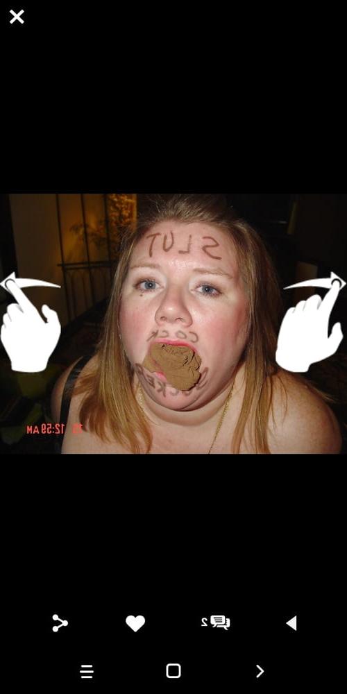 25P Hoodyman SSBBW 351 : Fat retard lost control . Stupid fat .