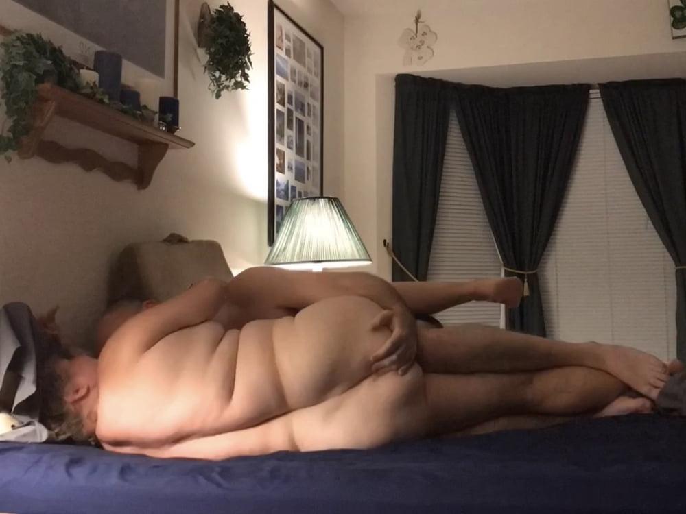 25P Sex with my BBW wife after wine