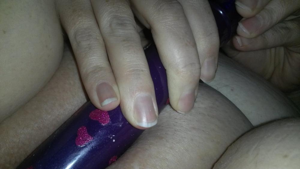 6P Wife plays with her pussy