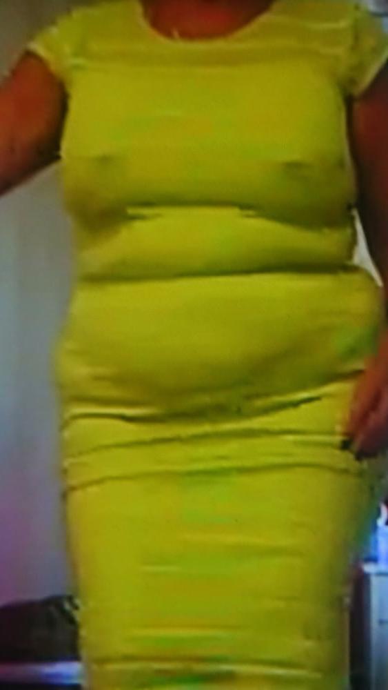 25P Curvy lady, seamed stockings, suspender bumps and nipples