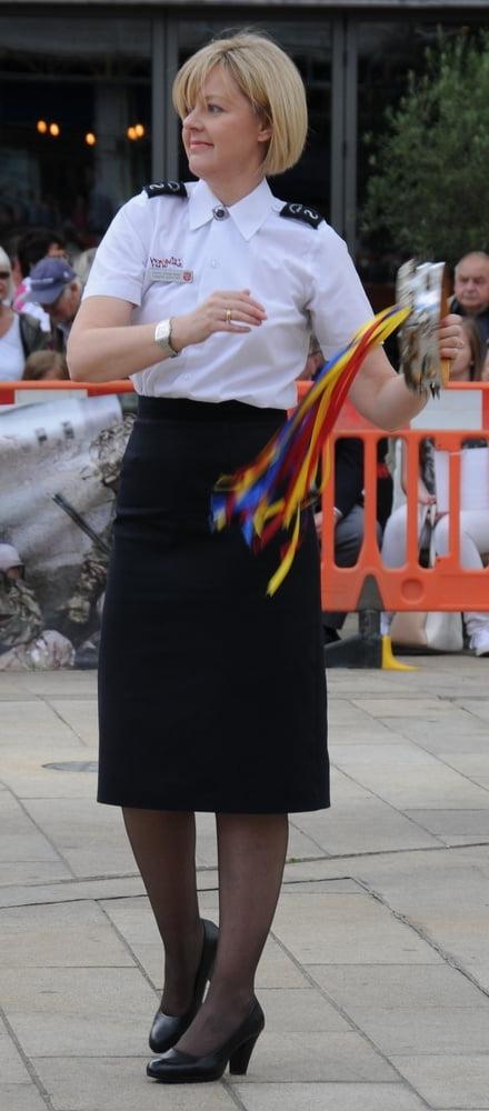 21P Salvation Army Cunts Pantyhosed in Uniform