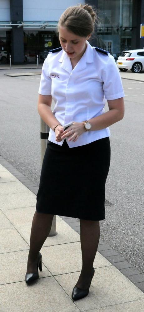 21P Salvation Army Cunts Pantyhosed in Uniform