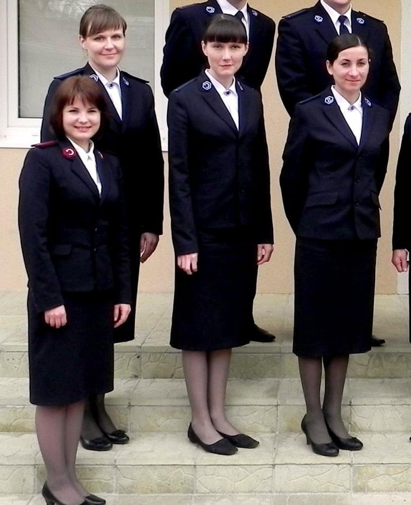 21P Salvation Army Cunts Pantyhosed in Uniform