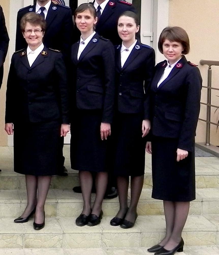 21P Salvation Army Cunts Pantyhosed in Uniform