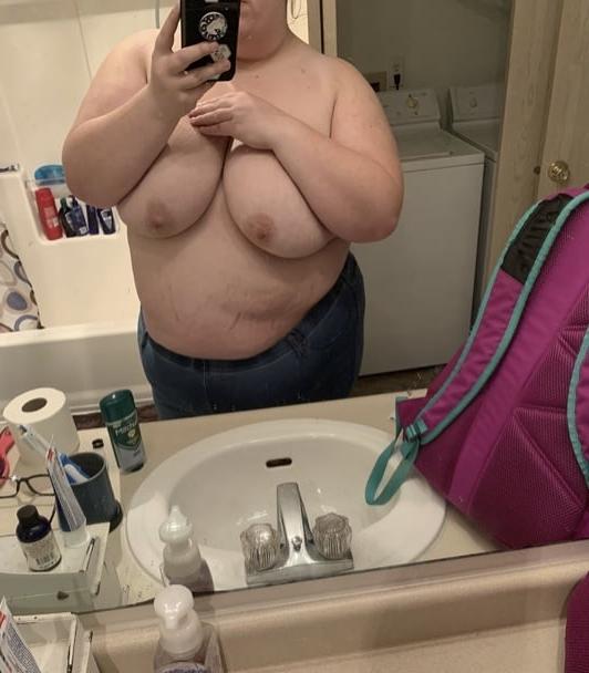 6P Fat white bbw pig