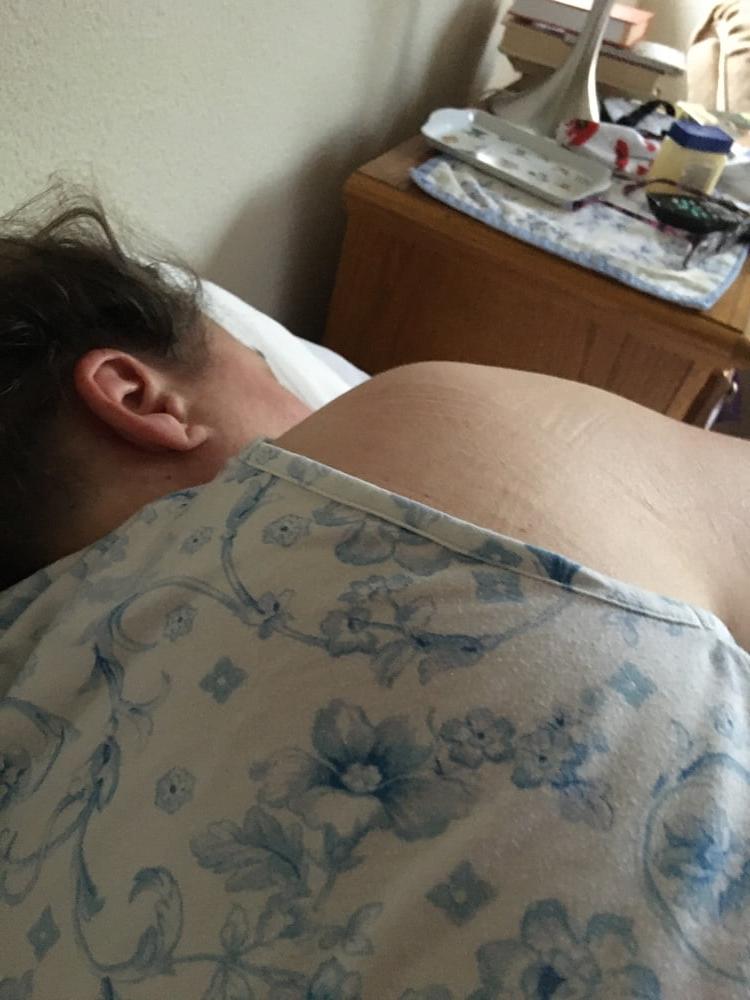 24P Unaware wife on Bed