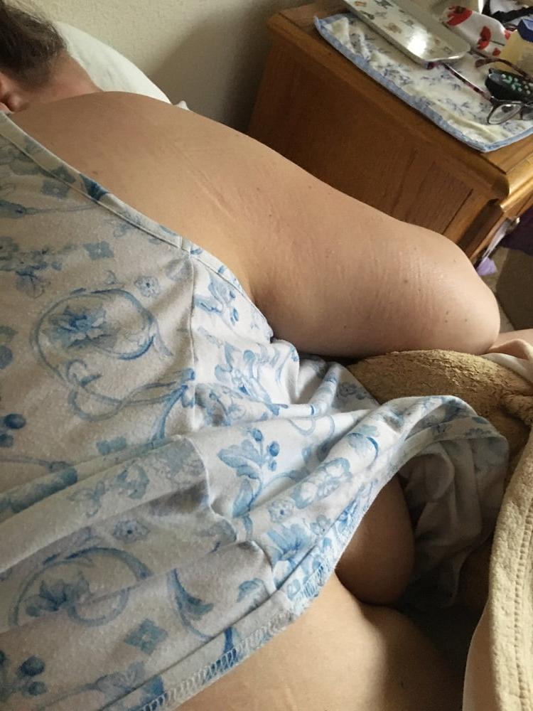 24P Unaware wife on Bed