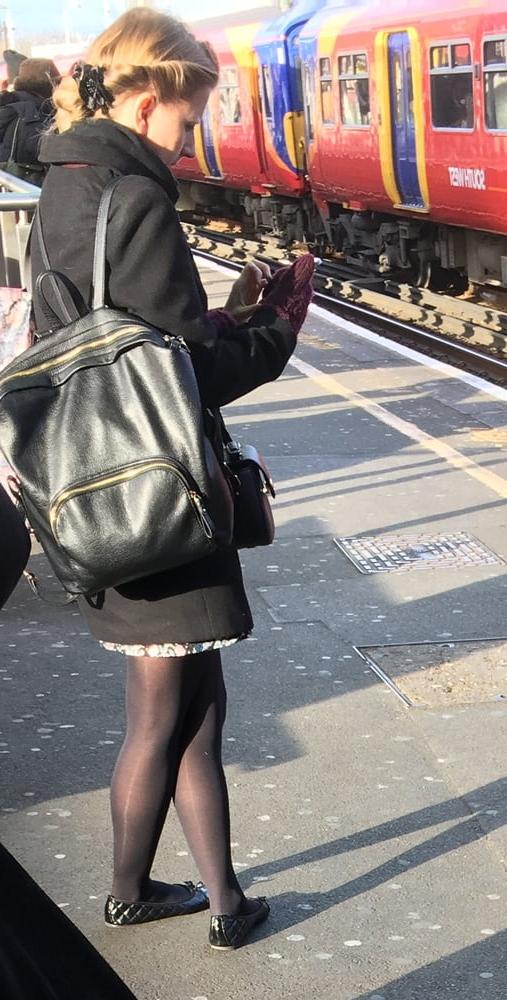 17P Street Pantyhose - Worn Out UK Wife
