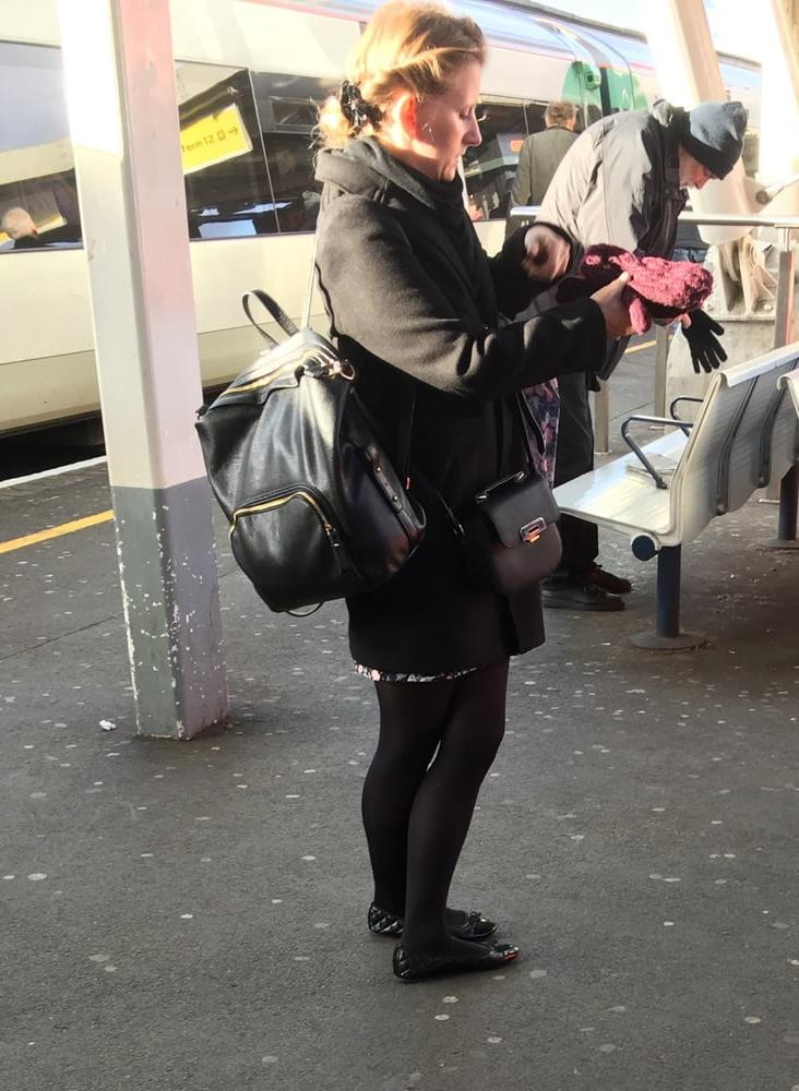17P Street Pantyhose - Worn Out UK Wife