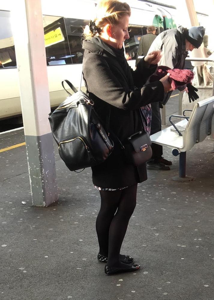 17P Street Pantyhose - Worn Out UK Wife