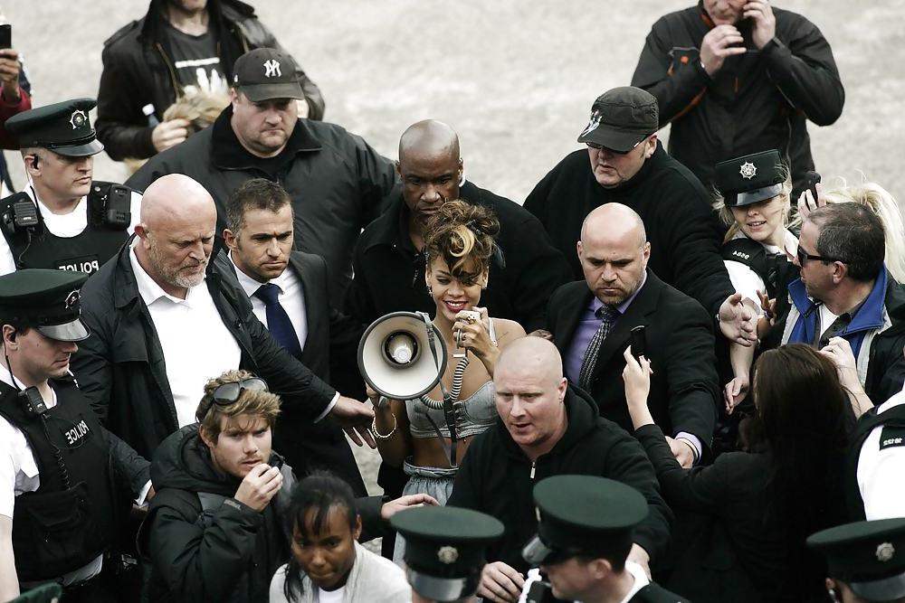 25P Rihanna filming the music video We Found Love in Ireland