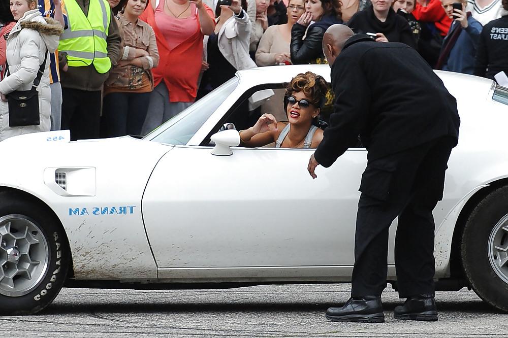 25P Rihanna filming the music video We Found Love in Ireland
