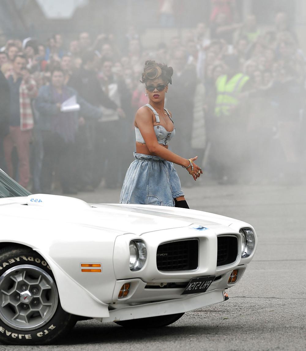 25P Rihanna filming the music video We Found Love in Ireland