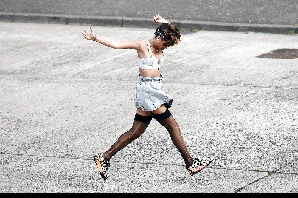 25P Rihanna filming the music video We Found Love in Ireland