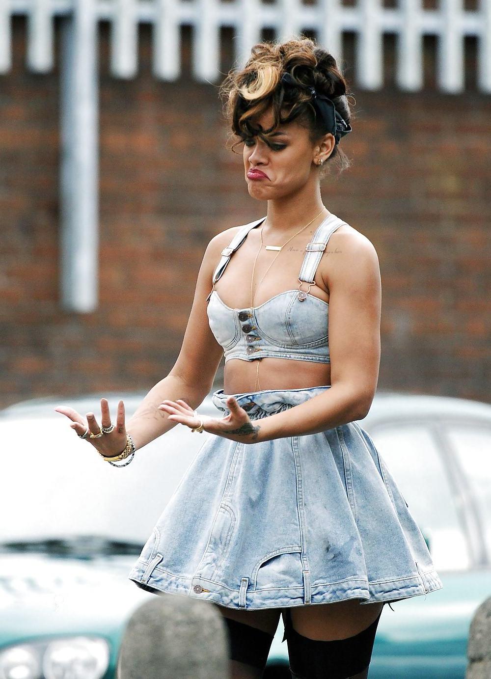 25P Rihanna filming the music video We Found Love in Ireland