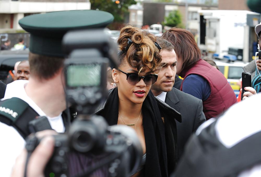 25P Rihanna filming the music video We Found Love in Ireland