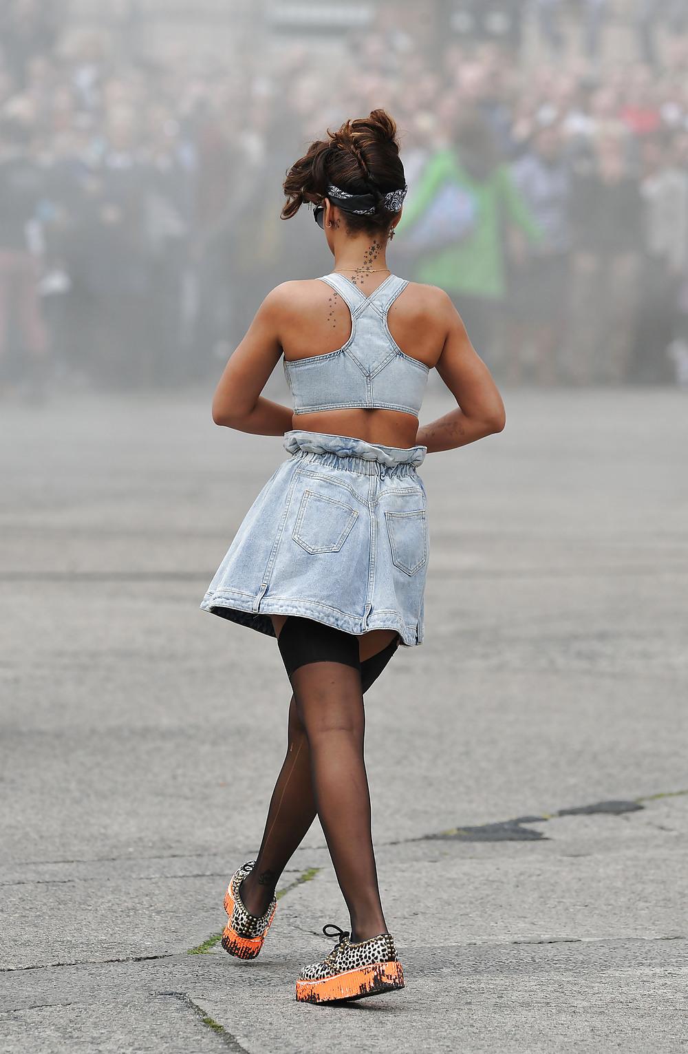 25P Rihanna filming the music video We Found Love in Ireland