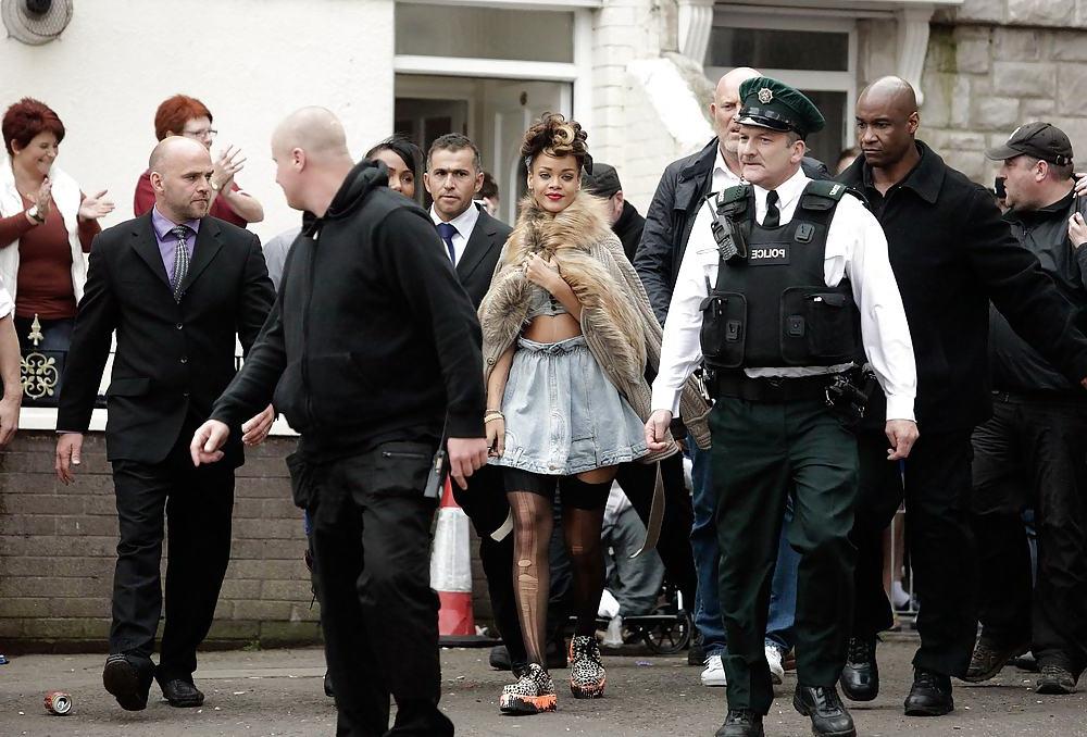25P Rihanna filming the music video We Found Love in Ireland