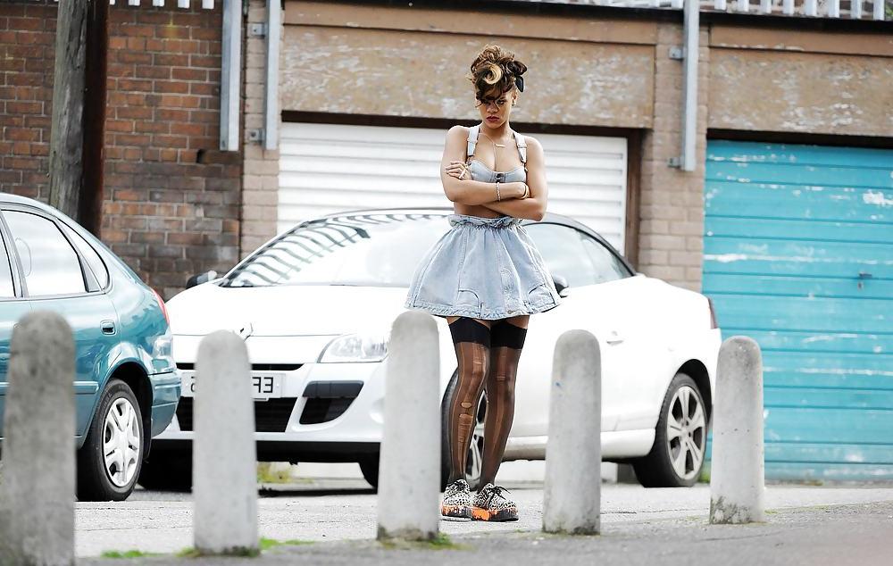 25P Rihanna filming the music video We Found Love in Ireland