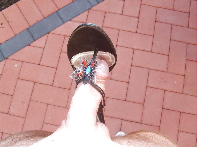 7P High heel thong sandals