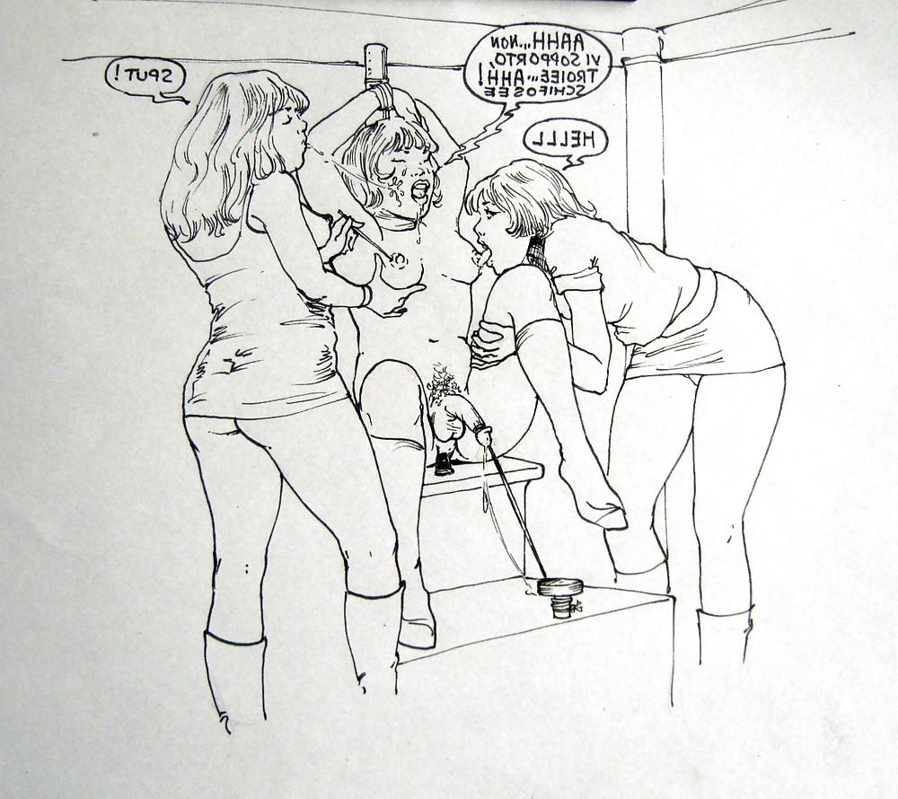 25P Femdom art  comics