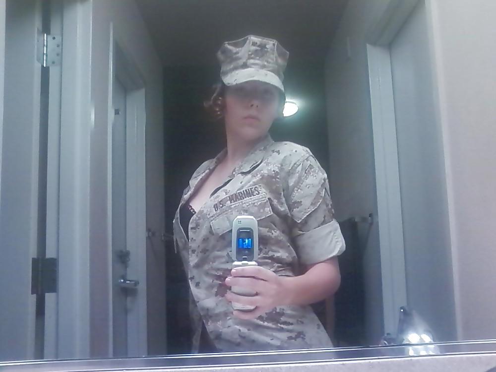 20P Hairy Muff Military teen