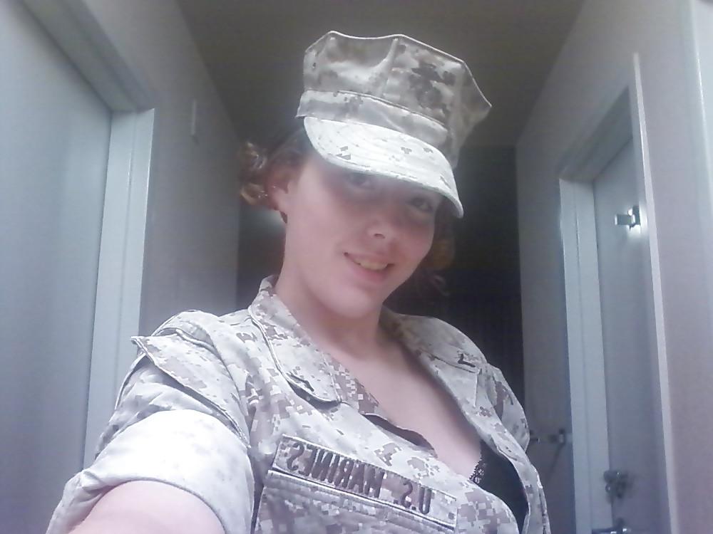 20P Hairy Muff Military teen