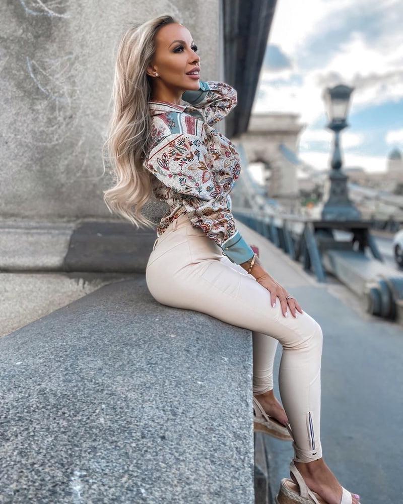 25P Monika Jakliova - Blonde Slovakian Gym Bimbo - Big Tits Ass