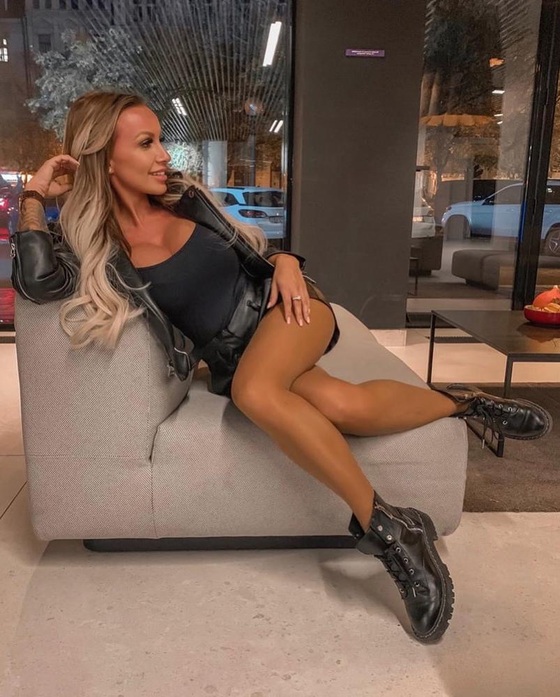 25P Monika Jakliova - Blonde Slovakian Gym Bimbo - Big Tits Ass