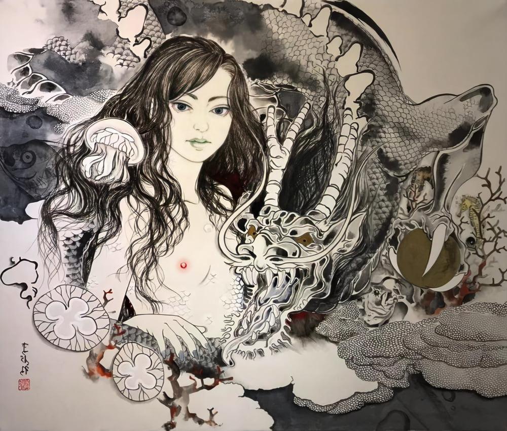 9P japanese illustration art
