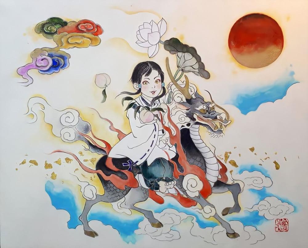 9P japanese illustration art