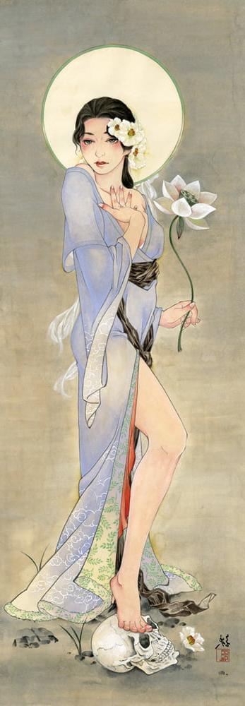9P japanese illustration art