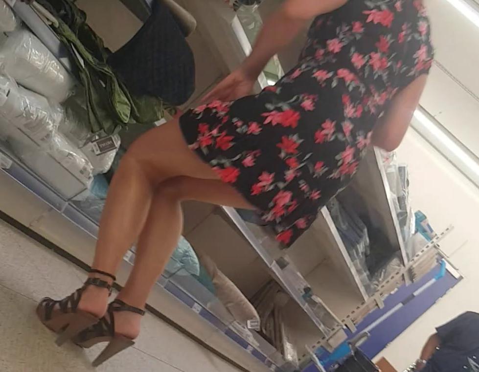 20P slut wife with high heels and mini skirt so hot and sexy