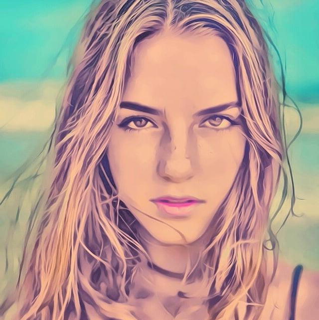 25P Digital art hot chick