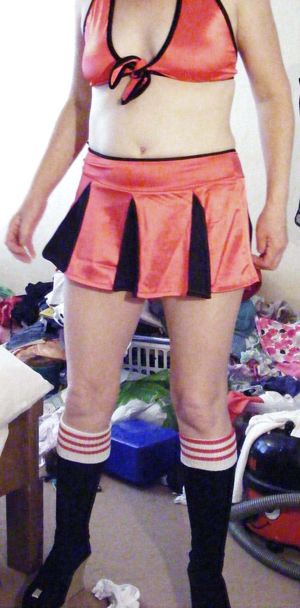 25P Blonde cheerleader two 