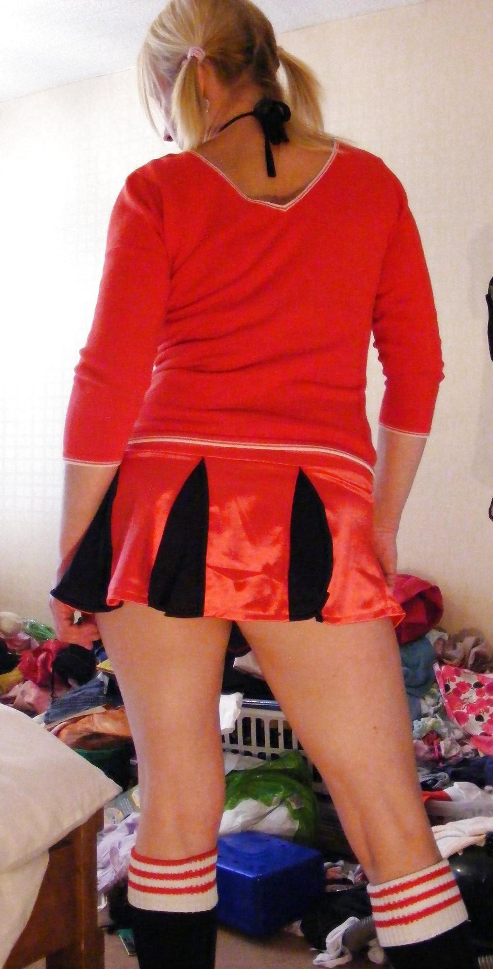 25P Blonde cheerleader two 